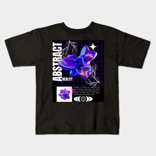 Abstract Streetwear Black Modern Design - Unique Artwork for Fashion Enthusiasts Kids T-Shirt